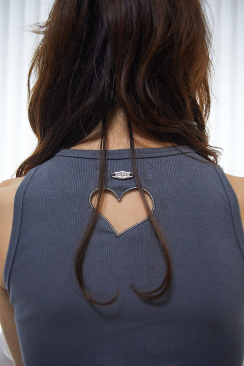 Heart Cutout Tank -BACK-